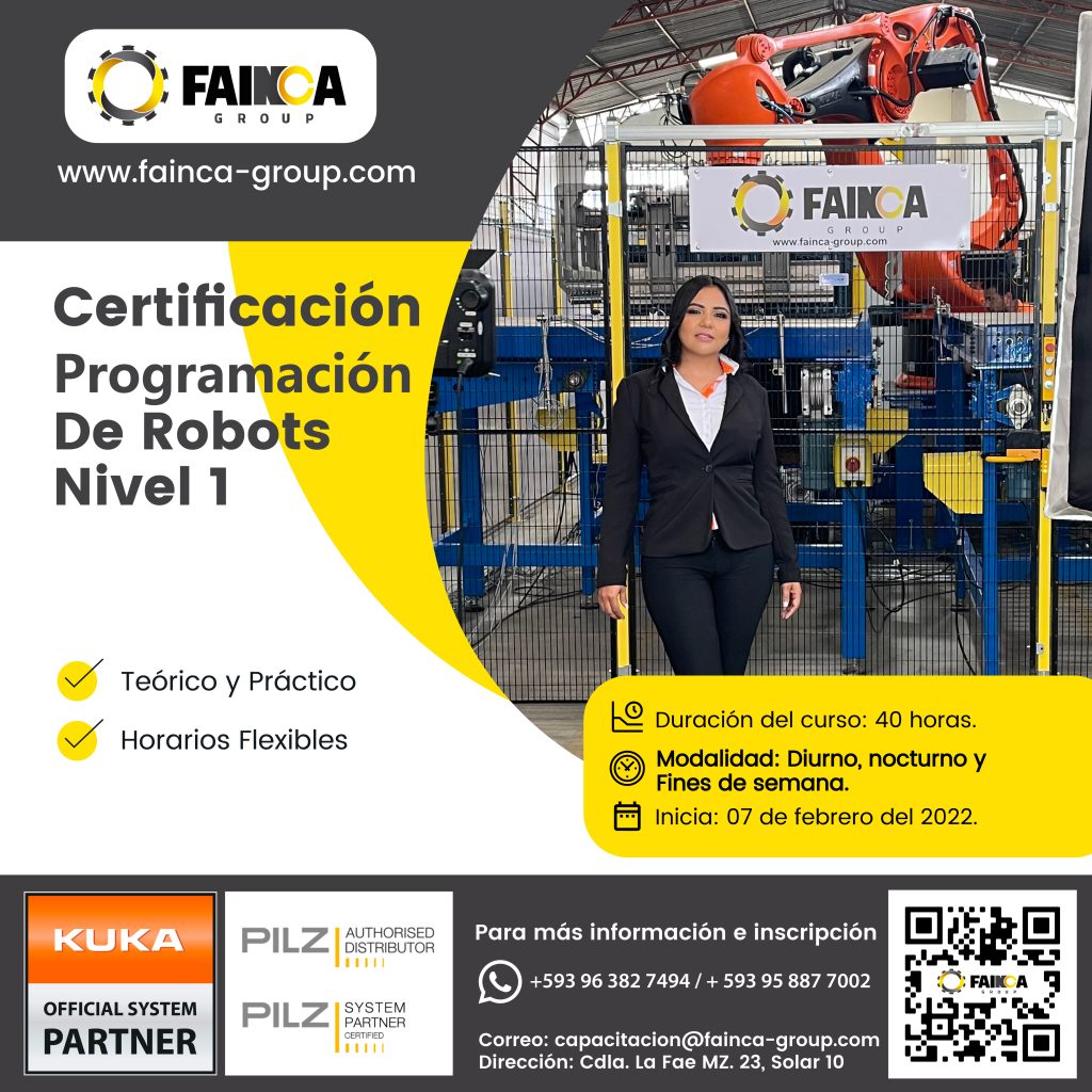 Certificación Programación de Robots Nivel 1 - Robótica en Ecuador