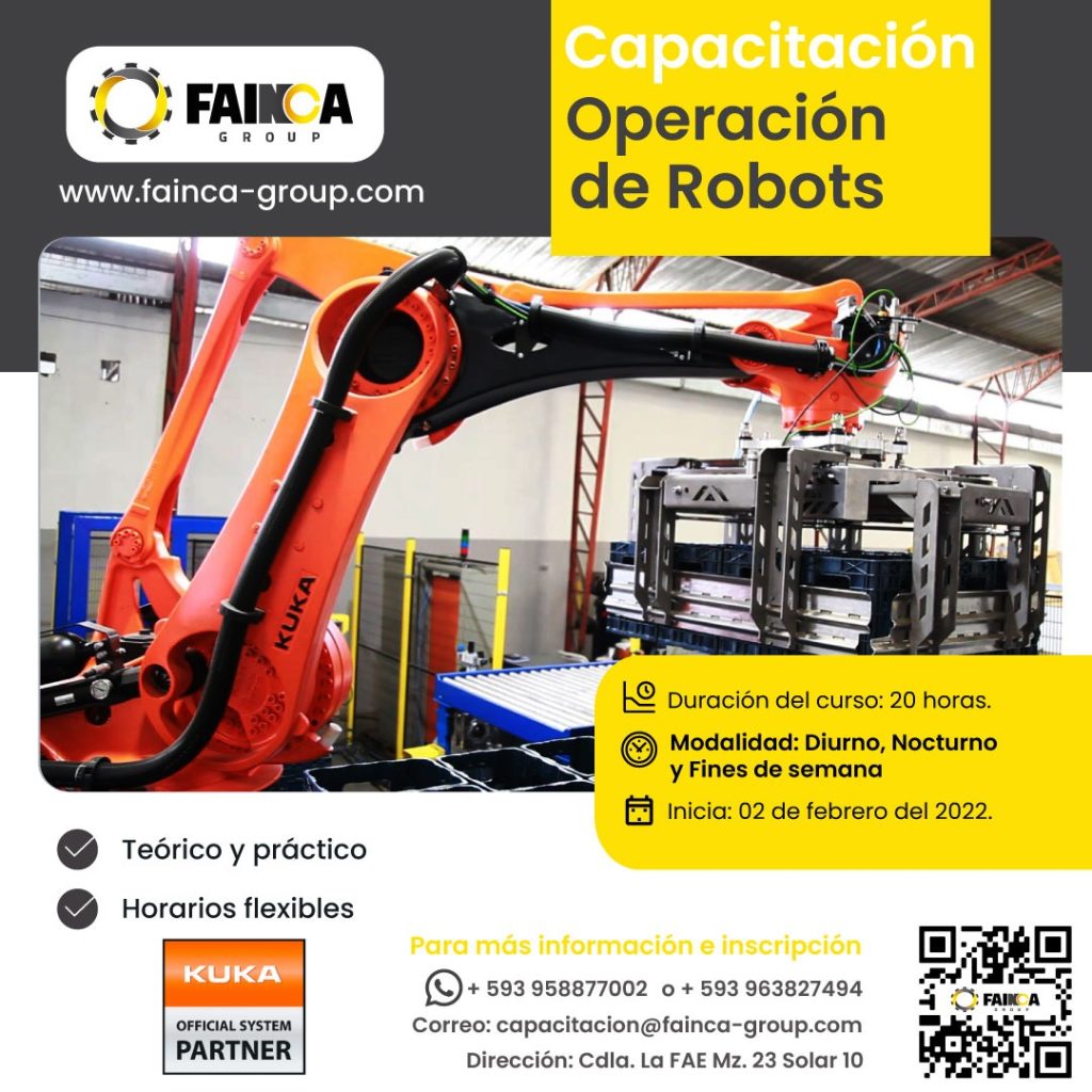 Certificación Operador de Robot - Capacitaciones de Robótica en Ecuador