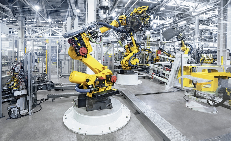 seguridad en robots industriales