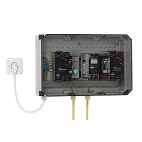 Unidad de control independiente de amortiguación contra incendios con interfaz PROFINET para 1 red ASi