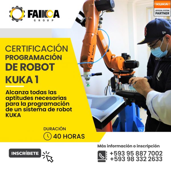 Certificación Programación de robots Kuka 1