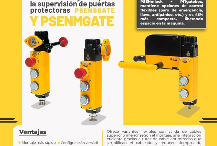 Sistema de protección de puertas seguro PSENsgate / PSENmgate
